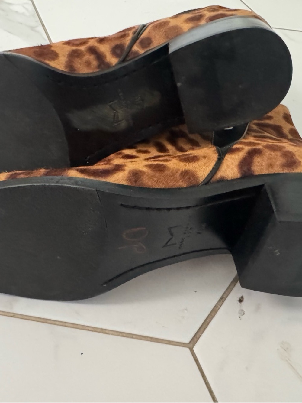 Marc Fisher Leopard Print Chelsea Bootie in Brown and Black - Picture 5 of 10